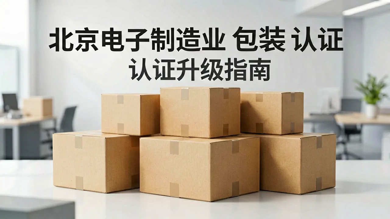 北京电子制造业包装认证升级指南